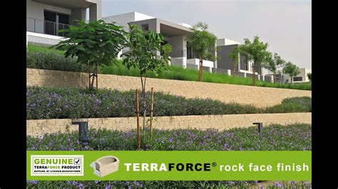 Terraforce Retaining Wall Showcase Youtube