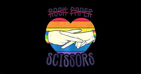 Lesbian Pride Flag Scissors Lesbian Pride Lesbian Pride Sticker Teepublic