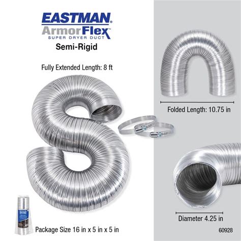 Eastman Armorflex Indoor Hook Up Dryer Vent Kit At