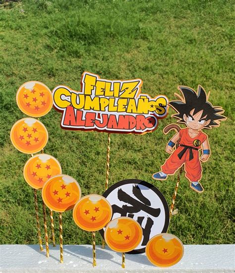 Dragon Ball Cake Toppers Shake Up Your Celebration Dragon Ball Birthday