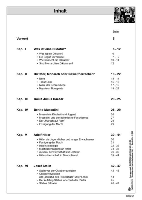 Lernwerkstatt Diktatoren Der Geschichte GEOSAVER