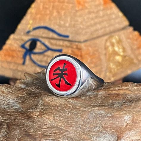 Sterling Silver Anime Naruto Uchiha Itachi Cosplay Ring Vintage