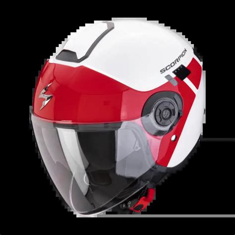 CASQUE SCORPION EXO CITY II MALL Blanc Rouge 2024 EUR 139 90 PicClick FR