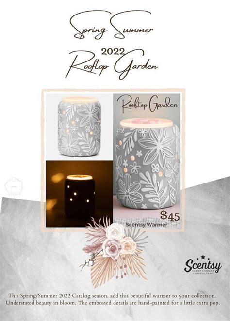 The Rooftop Garden Warmer In 2022 Scentsy Rooftop Garden Warmers