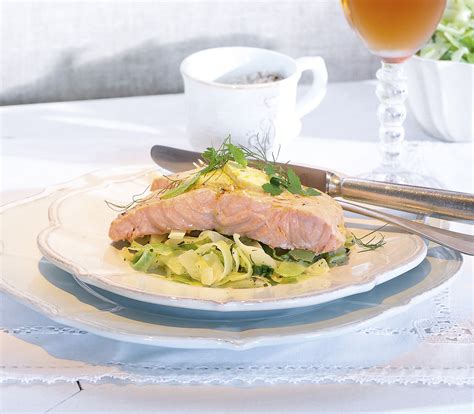 Lachs Auf Kr Uter Kabis Annemarie Wildeisens Kochen