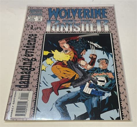 Wolverine And The Punisher Damaging Evidence 1993 Issue 1 Marvel