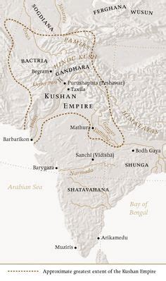 MAP ca. 150 CE. Kushan Empire. Kujula Kadphises united the disparate tribes in the 1st C. BCE ...