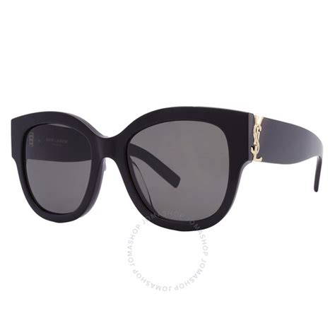 Saint Laurent Grey Butterfly Ladies Sunglasses Sl M95 F 001 56