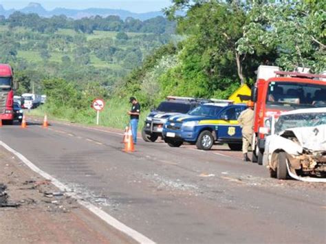 Condutor Pai E Filho Morreram Após Colisão Frontal Em Rodovia De Ms