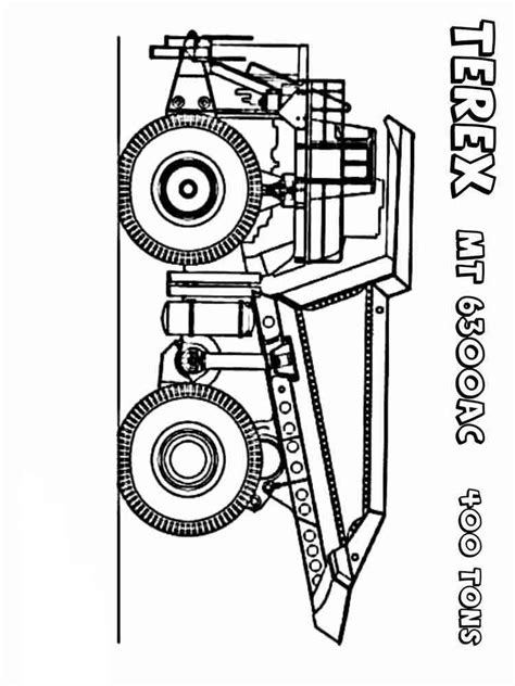 Dump Truck coloring pages