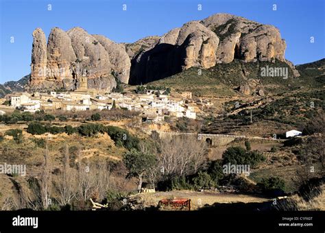 village  aguero  res stock photography  images alamy