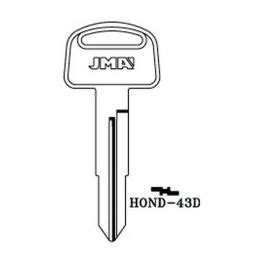 Jma Hond D Vehicle Key Blank For Honda Jma Uk