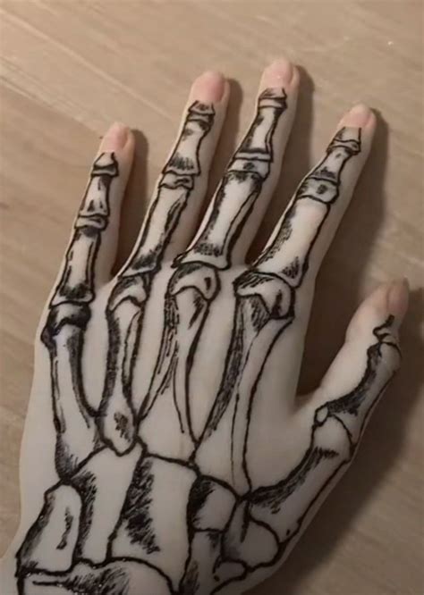 Bone Hand Tattoo Skeleton Hand Tattoo Hand Tattoos Wolf Tattoo