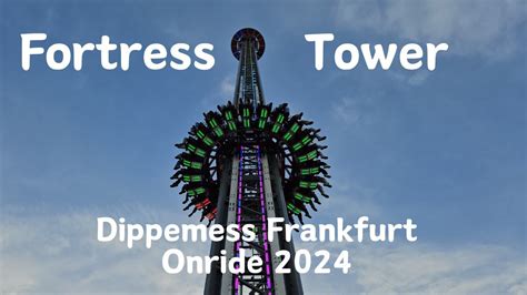 Fortress Tower 80m Spinning Free Fall Tower Dippemess Frankfurt