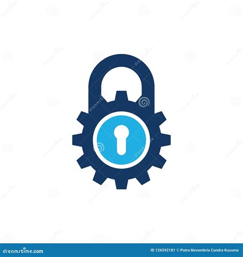 Lock Logo Symbol Vector Illustration Cartoondealer