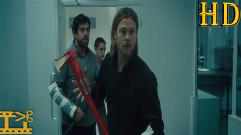 World War Z 2013 Zombie On Laboratory 1 Hd Youtube