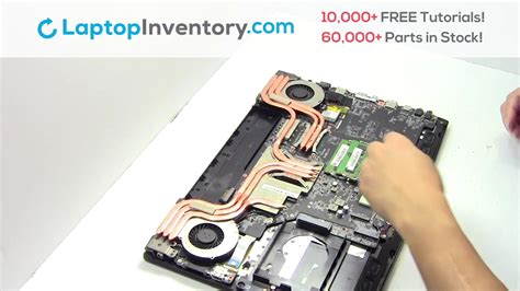 How To Replace Msi Gp Mvr Laptop Motherboard And Fan Dismantle Ge