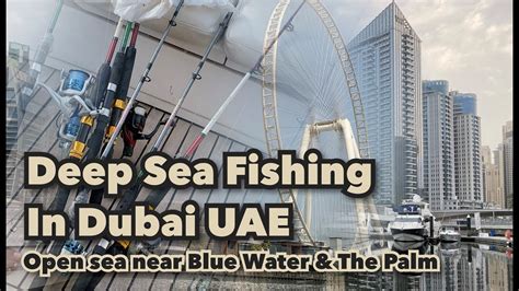 Deep Sea Fishing In Dubai Uae Open Sea Near Blue Water And The Palm