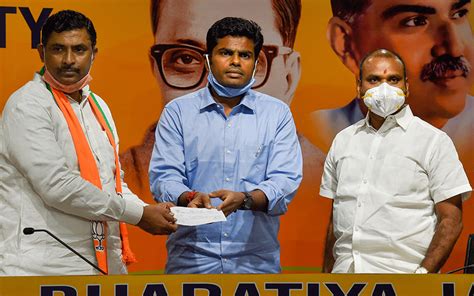 Former IPS Officer Annamalai joins BJP in Delhi