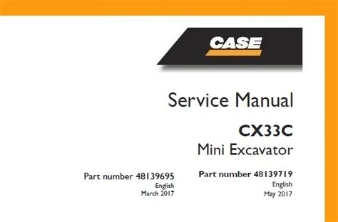 Case Cx C Tier Iv Final Mini Excavator Service Manual