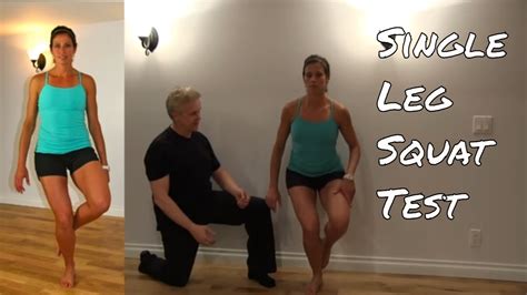 Functional Testing The Single Leg Squat Test Kinetic Health Youtube