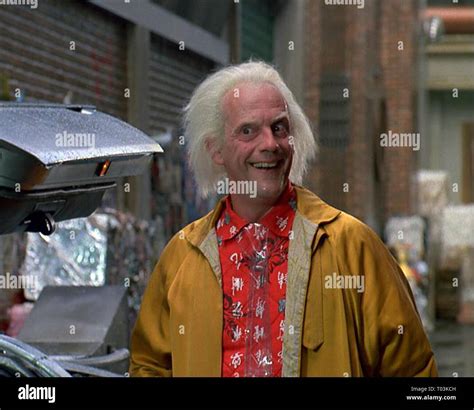 CHRISTOPHER LLOYD, BACK TO THE FUTURE PART II, 1989 Stock Photo - Alamy