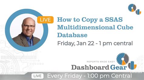 How To Copy A Ssas Multidimensional Cube Database Youtube