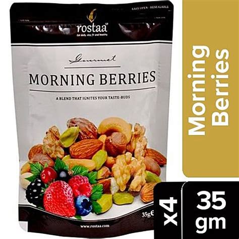 Buy Rostaa Berries Morning 4x35 Gm Multipack Online At Best Price