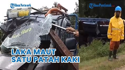 Kecelakaan Maut Truk Vs Pikap Di Jalan Trans Kalimantan Orang Patah