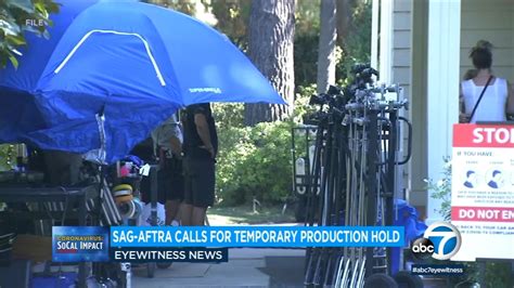 Sag Aftra Recommends Temporary Production Halt In Socal Amid Covid 19