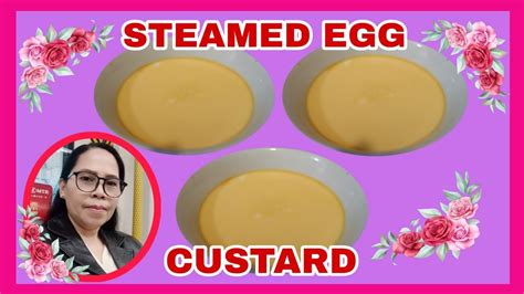 How To Make Quick Steamed Egg Custard Lynrm Youtube