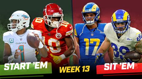 Week 13 Start ’em Sit ’em Kickers And Team Defenses