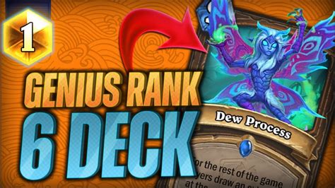 Lvge S Rank Deck Is Genius Mill Druid Hearthstone Youtube