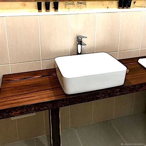 Мраморная столешница в ванную под раковину - 47 фото