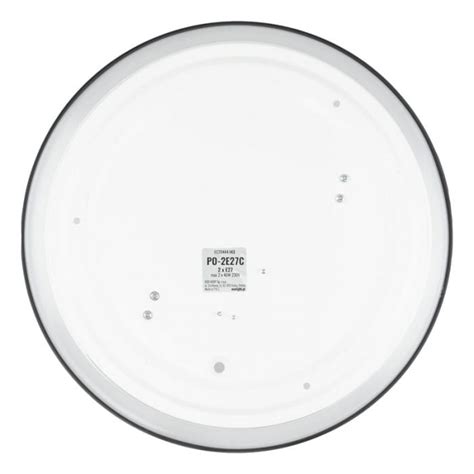 Plafon LED 24V AC/DC 20W 4000K natynkowy okrągły czarny Led-Byt.pl