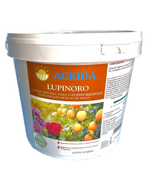 Lupinoro Agrida Concime Naturale A Base Di Lupini Biologico Rinverdente