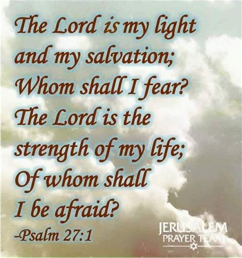 Psalm 27 The Lord Is My Light