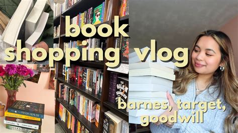 Book Shopping Vlog Barnes Noble Target Thrift Store Youtube