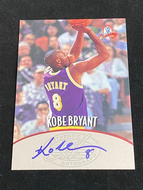 Sold At Auction Mint Score Board Auto Kobe Bryant Rookie