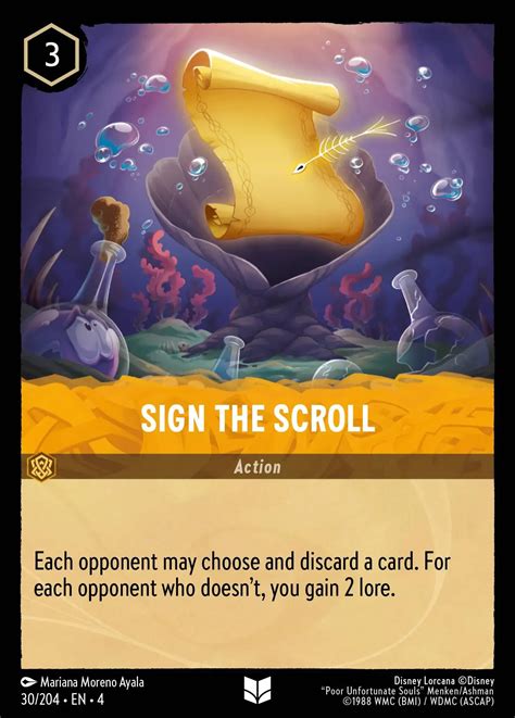 Sign The Scroll Lorcana Card | Lorcana.gg