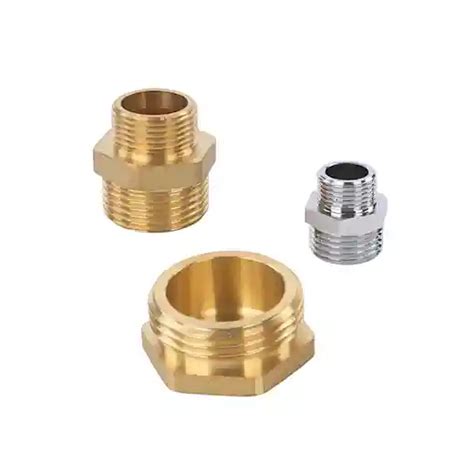 12 Outer Brass Pipe Fitting Cored Hex Plug