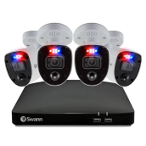 4-Camera 4-Channel 1080p Security Camera System | Swann Security