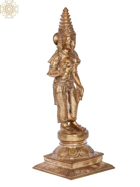 Devi Meenakshi Sculpture Madhuchista Vidhana Lost Wax