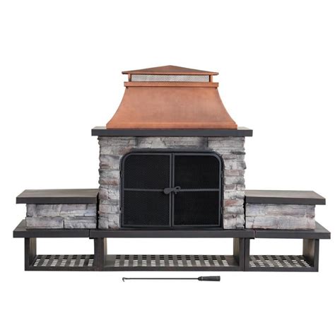 Sunjoy Felicia Outdoor Fireplace Fireplace Guide By Linda