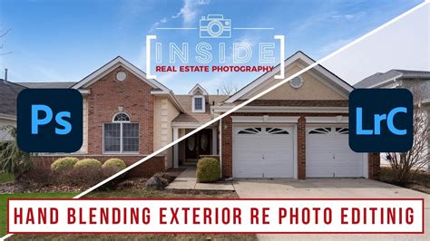 Hand Blending Exterior Real Estate Photo Editing For High Quality