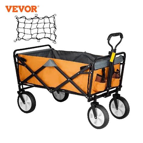 Vevor Carro Plegable De Jard N Carga M Xima De Kg Carro Plegable De