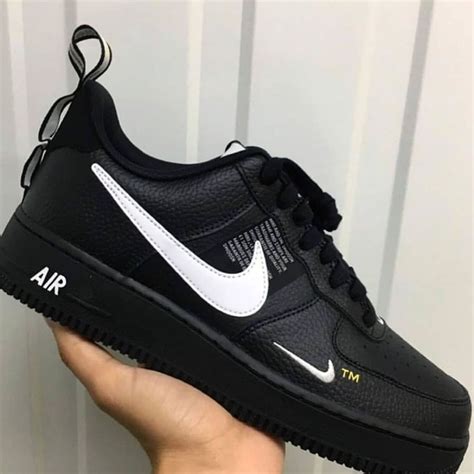 T Nis Nike Air Force Lv Utility Preto Branco Unissex T Nis