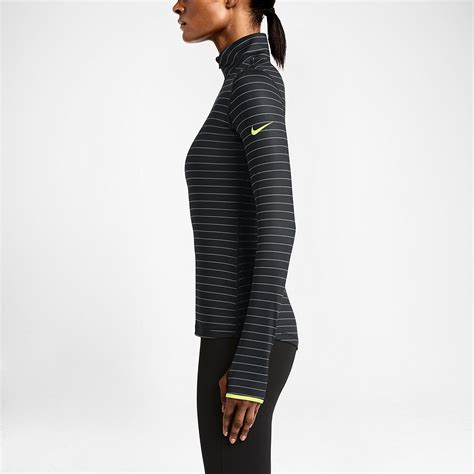 Nike Pro Hyperwarm Stripe Half Zip Womens Training Top Nike Store