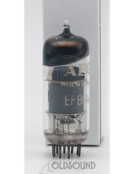 EF804S TELEFUNKEN AEG EF804 SPECIAL PENTODE VALVE AUDIO PREAMPLIFIER