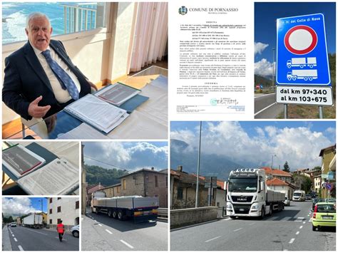 Imperia Definitivo Stop A Tir E Autoarticolati Sulla Ss Sindaco Di